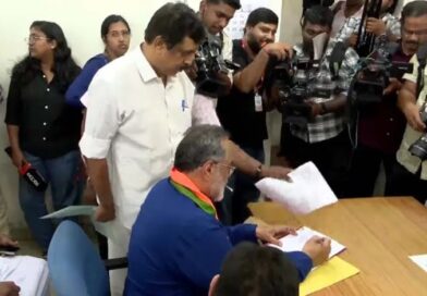 രാജീവ് ചന്ദ്രശേഖര്‍ പത്രിക നല്‍കി