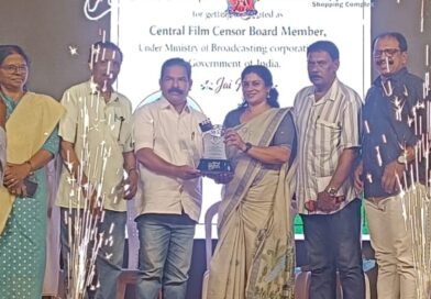 കേന്ദ്ര ചലച്ചിത്ര സെൻസർ ബോർഡ് അംഗം മുക്കമ്പാലമൂട് രാധാകൃഷ്ണന്  സ്വീകരണം നൽകി