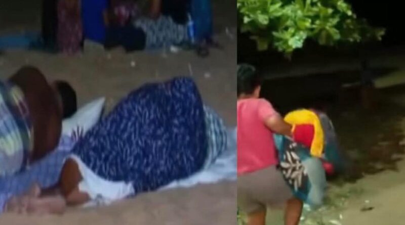 കടുത്ത വേനൽച്ചൂടിൽ നിന്ന് രക്ഷനേടാൻ  : ബീച്ച് നിദ്ര